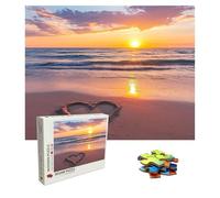Puzzle Amar Puzzle 3000 Piezas, Rompecabezas Adultos, Atardecer Puzzles de Madera, Gigante Imposible Jigsaw para Toda La Familia 122x81 cm, Creativa Adultos Puzzles Estilo Clásico, Multicolor 8p-478