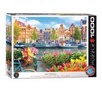 Puzzle - Ámsterdam - Países Bajos - 1000 Piezas