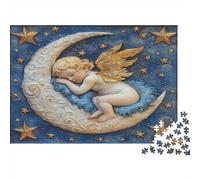 Puzzle Ange endormi Pour Adultes,38x26cm/1000pcs,jeu Éducatif,décoration De La Maison,Art céleste fantastique