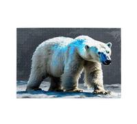 Puzzle Animal 3000 Piezas Oso Puzzle Grande Adultos de Madera con Cajas y Cartel, Juegos Divertido/Difícil/Colorido/Desafiante/Intelectual, Hogar Habitación Decoración, Regalos Mujer 1T-1966