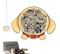 Puzzle Animal Bois - Jouet Correspondance Cadre Chien Design, Puzzles Couleurs Assortir, Activité Apprentissage Ludique | Convient Préscolaire Garçons Filles Développement Cognitif Créatif Édu