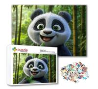 Puzzle Animal Puzzle 1000 Piezas Panda, Rompecabezas Imposible Desafiante, Adultos Madera jigsaw, Juegos de Rompecabezas para Toda la Familia con Reducción de Presión, Regalos para Mujeres Hombres D-2