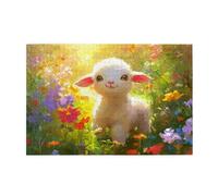 Puzzle Animal Puzzle 6000 Piezas Oveja Imposible, DIY Obra de Arte de Juego de Rompecabezas para Adultos, Rompecabezas de Alta Definición Multicolor, Regalo Mujer Decoracion Hogar 105x179cm E-1653