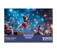 Puzzle Animales 1000 Piezas Los Guardianes del Bosque - Puzzles 1000 Piezas para Adultos, Un Proyecto Gratificante para Noches Tranquilas 38x26cm/1000pcs