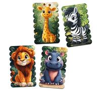 Puzzle Animales Madera Infantil - Rompecabezas Palitos Montessori Niños 2 3 4 Años Desarrollo Atención Memoria Destreza, Regalo Aprendizaje Temprano Motricidad Divertido y Seguro