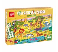 Puzzle APLI Observación Junior Jungla 60 Piezas
