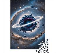 Puzzle Arándano 1000 Piezas para Adultos Juego Desafiante De Madera Rompecabezas Galaxia de Arándano Agujero Negro Decorativo Regalo Ideal 1000pcs (75x50cm)