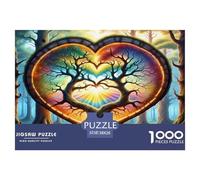 Puzzle Árbol de la Vida 1000 Piezas para Adultos, Puzzle Bosque Fantástico Adultos, Juego De Rompecabezas De Habilidad Difícil De Completar 38x26cm/1000pcs