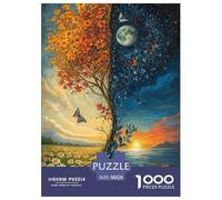 Puzzle Árbol de la Vida De 1000 Piezas Interesante Rompecabezas para Adultos De 1000 Piezas Decoracion Regalo 38x26cm/1000pcs
