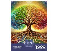 Puzzle Árbol de la Vida De 1000 Piezas Interesante Rompecabezas para Adultos De 1000 Piezas Obra De Arte Entretenimiento Creativo 70x50cm/1000pcs