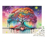 Puzzle Árbol del Amor de la Vida De 1000 Piezas Interesante Rompecabezas Adultos De 1000 Piezas Decoracion Hobby 70x50cm/1000pcs