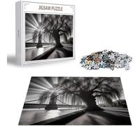 Puzzle Árbol Puzzle 1500 Piezas Lago Rompecabezas Adultos Pieza de Madera Juegos, Entretenimiento En Familia Rompecabezas Jigsaw para a Partir de 14 Años, Juego De Decoración del Hogar Regalos S-420