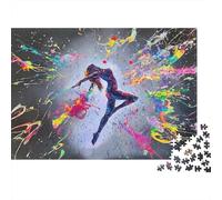 Puzzle Arte de Baile Abstracto De 1000 Piezas Interesante Rompecabezas para Adultos De 1000 Piezas Pintura Entretenimento 38x26cm/1000pcs