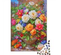 Puzzle Arte del Ramo Floral De 1000 Piezas Interesante Rompecabezas Adultos De 1000 Piezas Juego Hobby 52x38cm/1000pcs