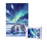 Puzzle Aurora 1000 Piezas Oso Grande Rompecabezas Adultos de Madera, Puzzles Juegos Divertidos/Relajantes/Desafiantes para Adultos y Principiantes, como Regalo para Amigos y Seres Queridos 2T-1083