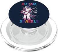 Puzzle Autism Can't Dim My Sparkle Unicorn Puzzle Concienciación sobre el Autismo PopSockets PopGrip para MagSafe