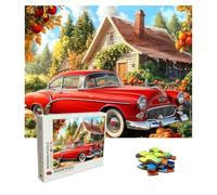 Puzzle Auto Puzzle 3000 Piezas, Rompecabezas Adultos, cortijo Puzzles de Madera, Gigante Imposible Jigsaw para Toda La Familia 122x81 cm, Creativa Adultos Puzzles Estilo Clásico, Multicolor 8p-678