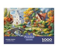 Puzzle Autumn Vida Rural De 1000 Piezas Interesante Rompecabezas Adultos De 1000 Piezas Decoracion Entretenimento 70x50cm/1000pcs