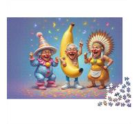 Puzzle Baa Carnival Trio 38x26cm 1000 Pieces para Adultos Adolescentes Familia Noche de Juego Decoracion Hogar Regalo Cumpleanos Navidad Actividad Relajante