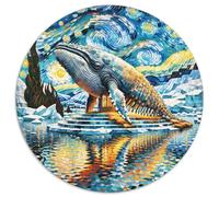 Puzzle Ballena 1000 Piezas para Adultos Y Niños Juego Difícil De Cochetón Rompecabezas Ballena Esqueleto Decorativo Regalo Ideal 1000pcs (67.5x67.5cm)
