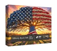 Puzzle Bandera Americana 1000 Piezas Decoración Patriótica De Puzzle De