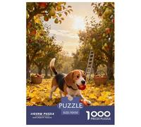 Puzzle Beagle 1000 Piezas - para Adultos Puzzles De Autumn Huerto, Desafío Divertido Y Familiar, Decorativo, Regalo para Hombre 70x50cm/1000pcs