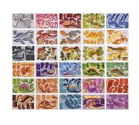 Puzzle Blocks - Animal Paper Learning Game, Fun Block Feature with Detail, Cardboard Frame Feature with Detail, Puzzle Functional Styling, Classroom Supplies for Boys, Desk, Party