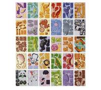 Puzzle Blocks - Animal Paper Learning Game, Fun Block Feature with Detail, Cardboard Frame Feature with Detail, Puzzle Functional Styling, Classroom Supplies for Boys, Desk, Party