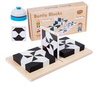 Puzzle Blocks - Building Toy for Preschool Learning | Wooden Stem Puzzle for Skill Development, Brain Teaser Challenge, Logic Enhancement, Educational Ṕuzzle Blocks Toy f́or Kids