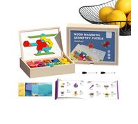 Puzzle Blocks - Wooden Stem Educational Toy | Teasers Toy Tangram Jigsaw