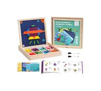 Puzzle Blocks - Wooden Stem Educational Toy | Teasers Toy Tangram Jigsaw