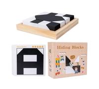 Puzzle Bloques de Construcción, Juguetes Educativos de Madera Promoción Temprana | Juguete de de Mesa - para Adultos Viajes Escuela Celebración Aula Cumpleaños Vacaciones Enseñanza en el