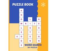 Puzzle Book Word Search: 30+ Word Searches about Fruits, Vegetables, Animals and More | 8.5 X 11 Inches, 30 pages | Gift for Kids and Young minds