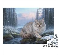 Puzzle Bosque de Noruega 1000 Piezas - para Adultos Y Niños Rompecabezas, Juego para Toda La Familia Decorativo, 38x26cm/1000pcs