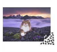 Puzzle Bosque de Noruega 1000 Piezas - para Adultos Y Niños Rompecabezas, Juego para Toda La Familia Decorativo, 70x50cm/1000pcs