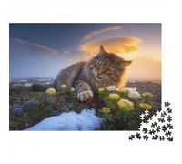 Puzzle Bosque de Noruega 1000 Piezas - para Adultos Y Niños Rompecabezas, Juego para Toda La Familia Decorativo, Regalo Original 52x38cm/1000pcs