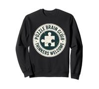 Puzzle Brain Club Pensadores Bienvenido Jigsaw Solver Sudadera