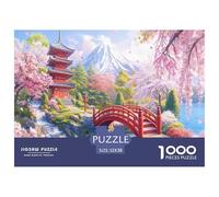 Puzzle Bridge, árbol, Tower De 1000 Piezas Interesante Rompecabezas Adultos De 1000 Piezas Decoracion Entretenimiento Creativo 52x38cm/1000pcs