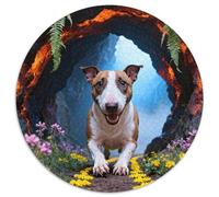 Puzzle Bull Terrier 1000 Piezas - para Adultos Y Niños Puzzles De Túnel Roca, Juego Educativo Y Juego Familiar Arte Decorativo, Regalo Original 1000pcs (67.5x67.5cm)