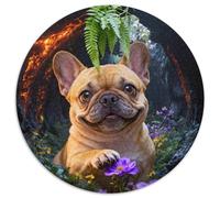 Puzzle Bulldog Francés 1000 Piezas - para Adultos Y Niños Puzzles De Túnel Roca, Juego Educativo Y Divertido Decorativo, 1000pcs (67.5x67.5cm)