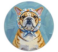 Puzzle BullPerro 1000 Piezas para Adultos Juego Difícil de cartón Rompecabezas BullPerro Pañuelo en la Cabeza Decorativo Regalo Original 1000pcs (67.5x67.5cm)