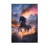 Puzzle Caballo Puzzle 5000 Piezas Montaña Imposible, DIY Obra de Arte de Juego de Rompecabezas para Adultos, Rompecabezas de Impresión de Alta Definición Multicolor, Decoracion Hogar 105x156cm D-906