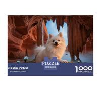 Puzzle Cachorro Lindo 1000 Piezas - para Adultos Rompecabezas De Cueva Cañón, Juego EduGatoivo, Desarrolla La Concentración Arte Decorativo, Regalo Original 38x26cm/1000pcs