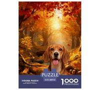 Puzzle Cachorro Lindo 1000 Piezas - para Adultos Y Niños Puzzle De Bosque, Desafiante Y Estimulante, Arte Decorativo, Regalo Original 52x38cm/1000pcs
