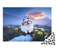 Puzzle Cachorro Lindo 1000 Piezas - para Adultos Y Niños Puzzles, Divertido, Desafiante E Instructivo Decorativo, 38x26cm/1000pcs