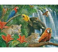 Puzzle Caer Animal Diseño de Patrones | con Exquisita Caja de Embalaje | Puzzle 5000 Piezas | Piezas Encajan Perfectamente | Letras la Parte Posterior | Rompecabezas Adultos Toda La Familia s7h-397