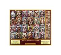 Puzzle Calendar 2025-1000pcs Jigsaw Toy for Kids and Adults, Party Favor with Brain Challenge, Pet Puzzle for Study, Bedroom, Living Room, Gathering, Multi-Color, 28 x 25 x 5 cm