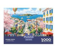 Puzzle Calles Coloridas De 1000 Piezas Interesante Rompecabezas para Adultos De 1000 Piezas Decoracion Hobby 70x50cm/1000pcs
