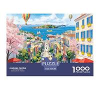 Puzzle Calles Coloridas De 1000 Piezas Interesante Rompecabezas para Adultos De 1000 Piezas Obra De Arte Regalo 52x38cm/1000pcs