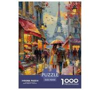 Puzzle Calles de París De 1000 Piezas Interesante Rompecabezas para Adultos De 1000 Piezas Obra De Arte Regalo 70x50cm/1000pcs